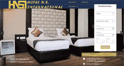 Desktop Screenshot of hotelnsinternational.com