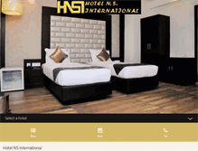 Tablet Screenshot of hotelnsinternational.com
